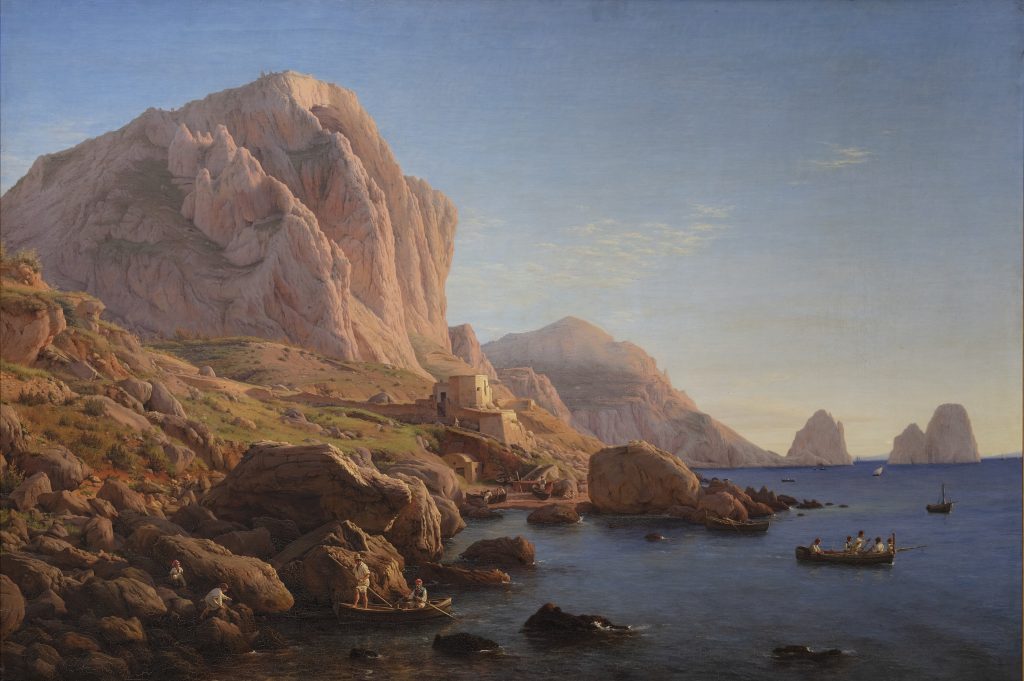 Motiv fra Capri, kort efter solens opgang