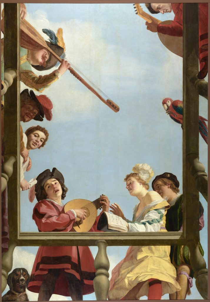 Musical Group on a Balcony