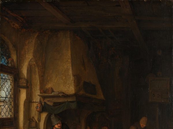 Peasants in an Interior, Known as 'The Skaters'