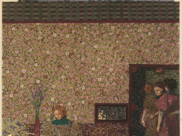 Personnages dans un intérieur. L'intimité
