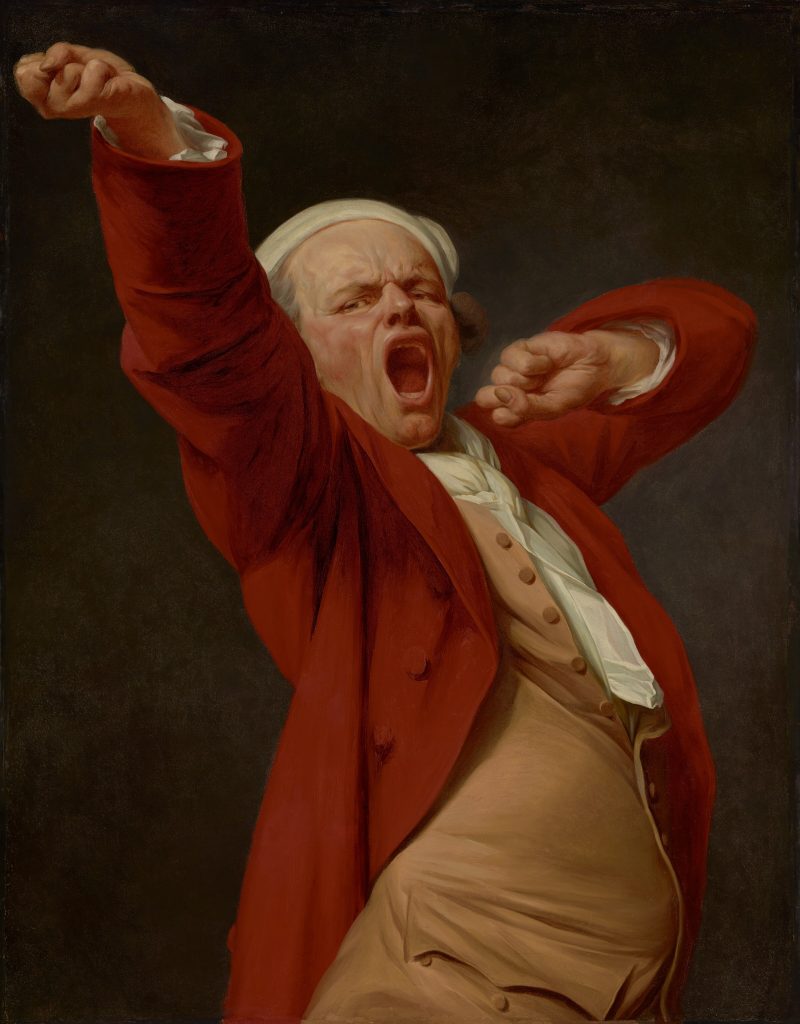 Self-Portrait, Yawning