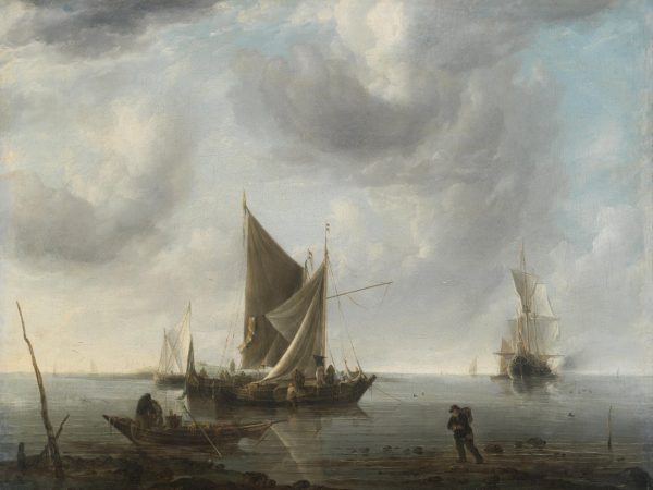 Ships at Anchor on a Quiet Sea