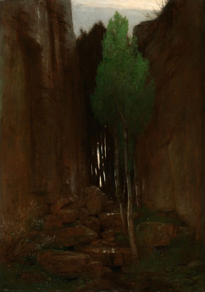 Spring in a Narrow Gorge