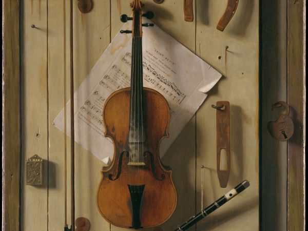 Still Life—Violin and Music
