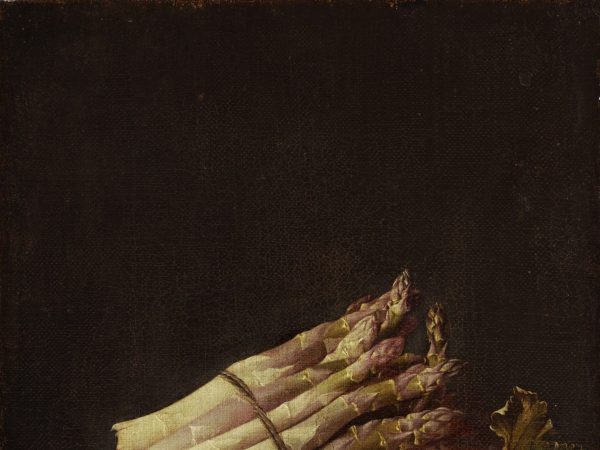 Still Life with Asparagus and Red Currants