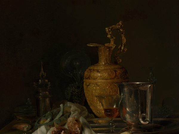Still Life with Ewer, Vessels, and Pomegranate