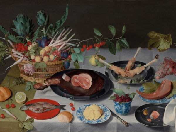 Still Life with Meat, Fish, Vegetables, and Fruit