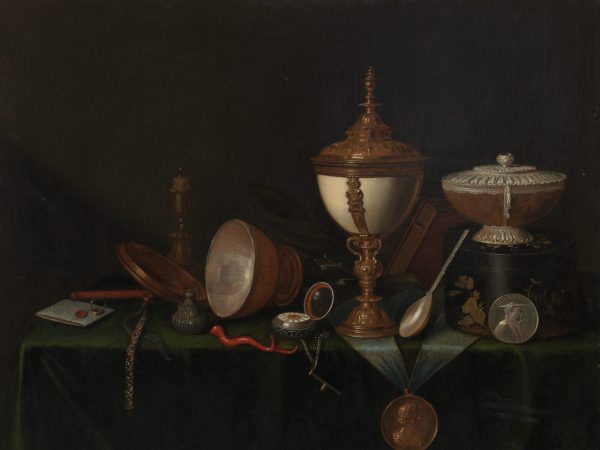 Still Life with Ostrich Egg Cup and the Whitfield Heirlooms