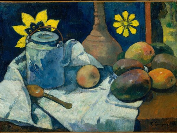 Still Life with Teapot and Fruit
