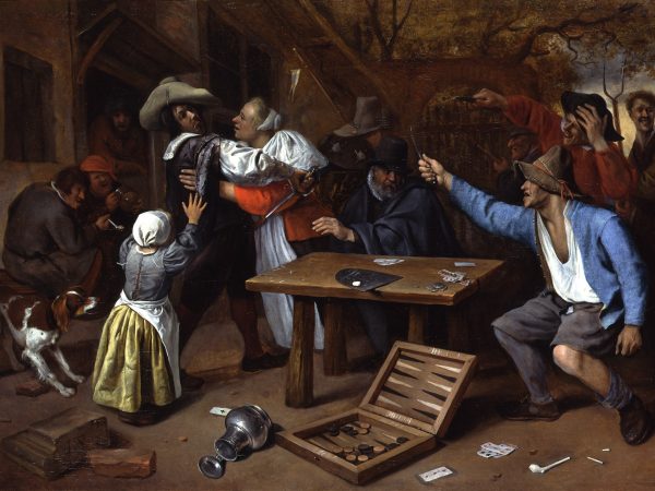 Streit beim Kartenspiel