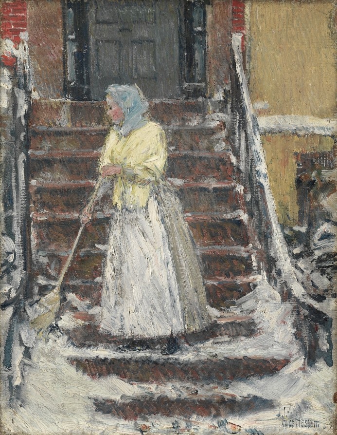 sweeping-snow