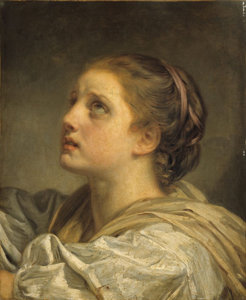 Tête de jeune femme