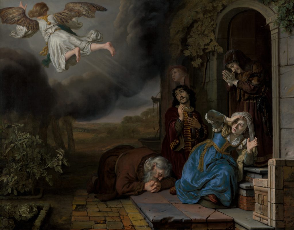 The Angel Taking Leave of Tobit and His Family