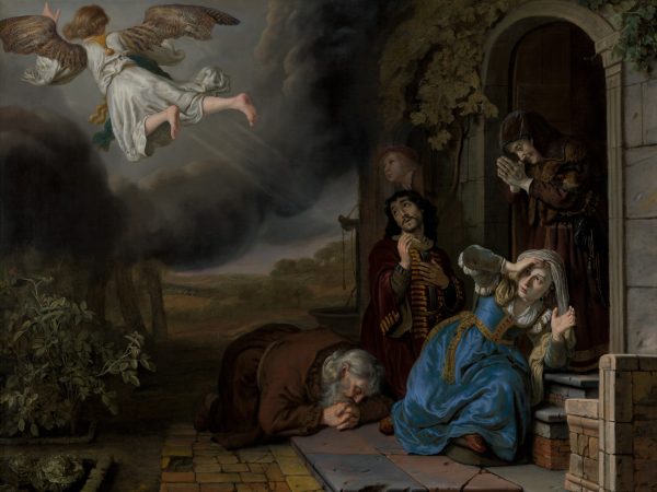 The Angel Taking Leave of Tobit and His Family