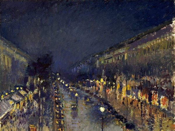 The Boulevard Montmartre at Night