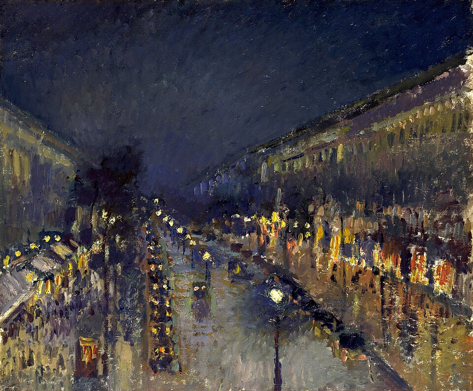 The Boulevard Montmartre at Night