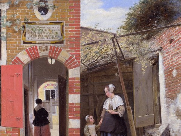 The Courtyard of a House in Delft