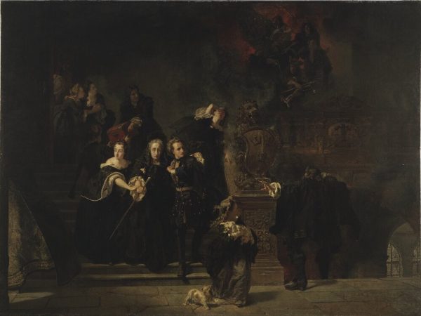 The Fire at the Royal Palace, Stockholm, May 7th, 1697