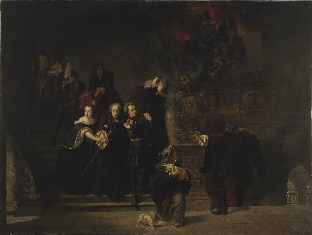 The Fire at the Royal Palace, Stockholm, May 7th, 1697