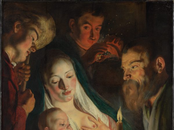 The Holy Family with Shepherds