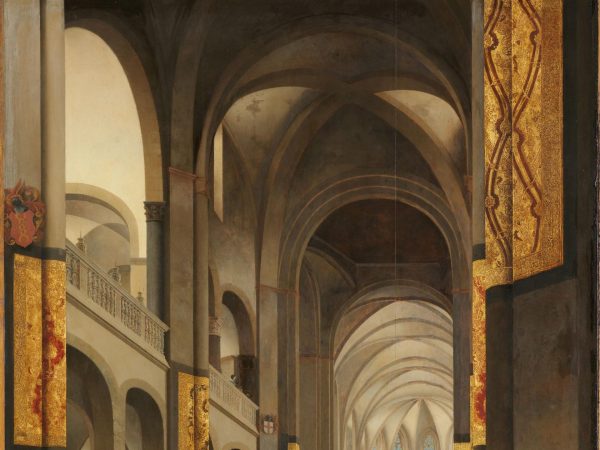 The Nave and Choir of the Mariakerk in Utrecht, Seen from the West