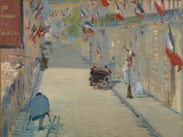 The Rue Mosnier with Flags