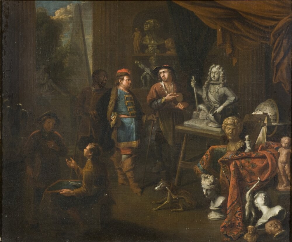 Visit in a Sculptor's Studio