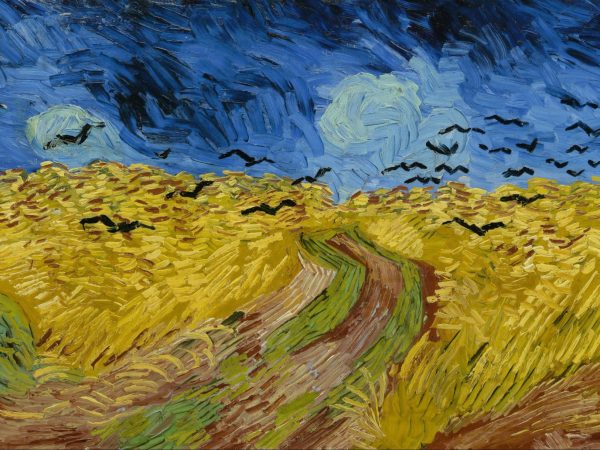 Wheatfield with Crows