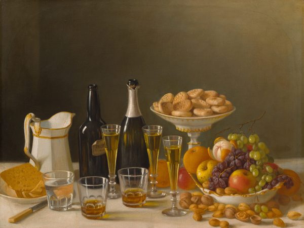 Wine, Cheese, and Fruit