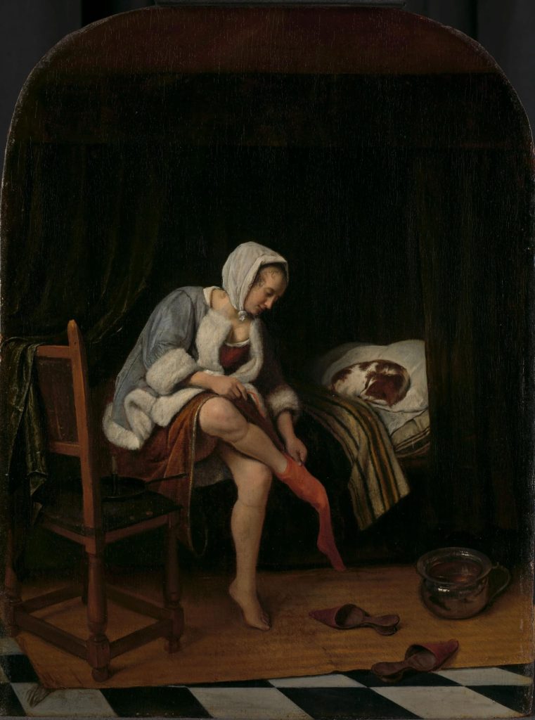 woman-at-her-toilet