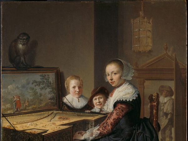 woman-playing-the-virginal