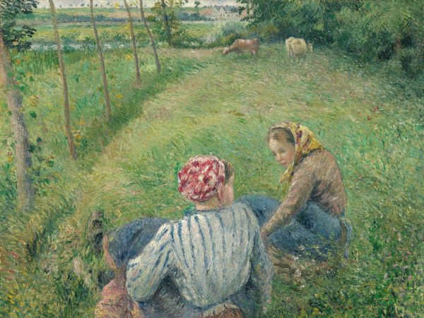 Young Peasant Girls Resting in the Fields near Pontoise